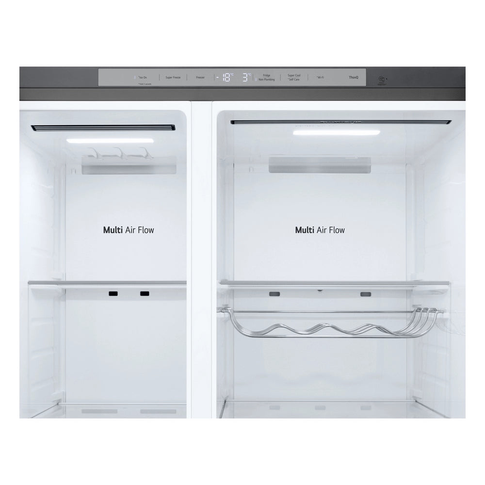 LG GSXE81PYBE 628L InstaView with Ice and Water Non-Plumbed American Fridge Freezer - Silver