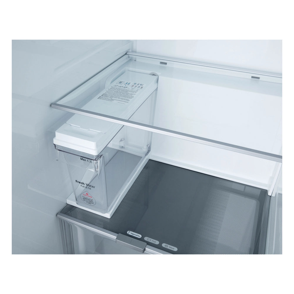 LG GSXE81PYBE 628L InstaView with Ice and Water Non-Plumbed American Fridge Freezer - Silver