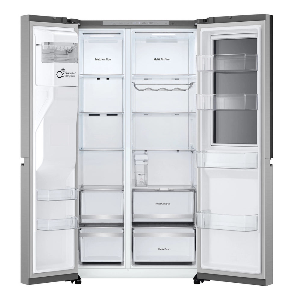 LG GSXE81PYBE 628L InstaView with Ice and Water Non-Plumbed American Fridge Freezer - Silver