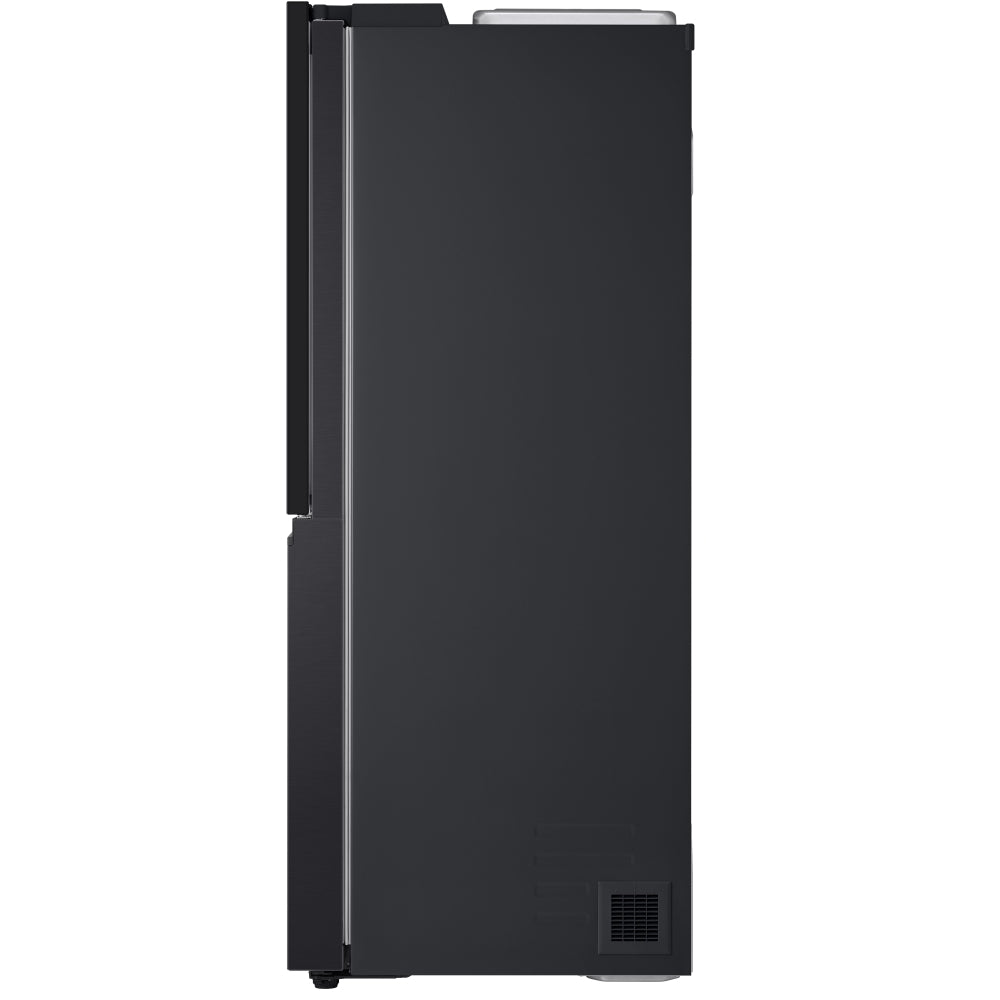 LG InstaView GSXE80EVBE WiFi Connected Plumbed American Fridge Freezer - Essence Black Black