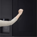 LG InstaView GSXE80EVBE WiFi Connected Plumbed American Fridge Freezer - Essence Black