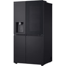LG InstaView GSXE80EVBE WiFi Connected Plumbed American Fridge Freezer - Essence Black