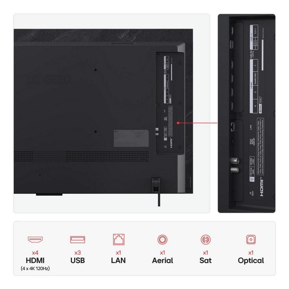 LG OLED42C55LA 42 Inch OLED evo AI C5 4K UHD HDR Smart TV - Open Box Clearance