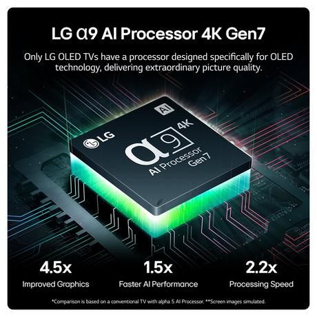 LG OLED48C46LA 48 Inch evo C4 OLED 4K Ultra HD HDR Smart TV 2024 48 Inch