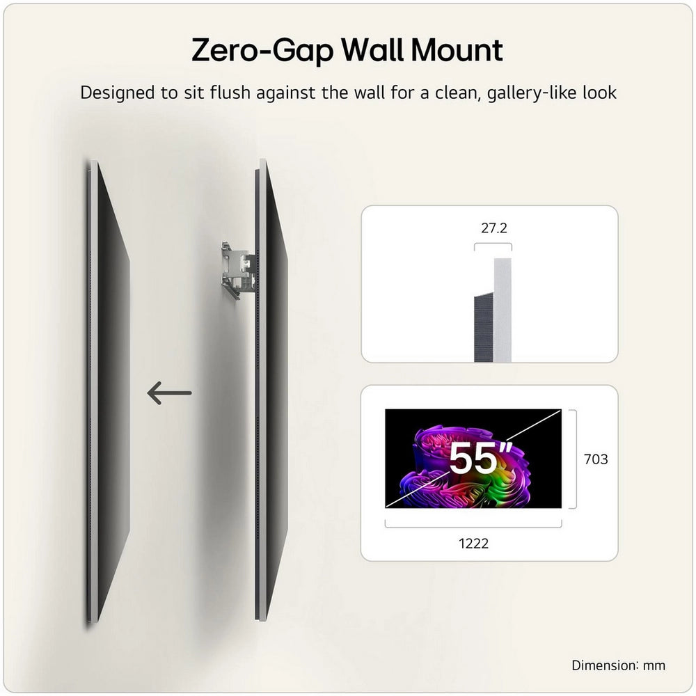 LG OLED55G64LW 55 Inch OLED Evo AI G6 OLEDG64LW 4K Ultra HD HDR Smart TV (Wall mount version) 2026 55 Inch