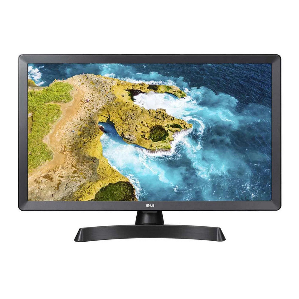 LG OLED65C56LB 65 Inch OLED evo AI C5 4K UHD HDR Smart TV with 24 Inch LED HD Ready TV Monitor Bundle