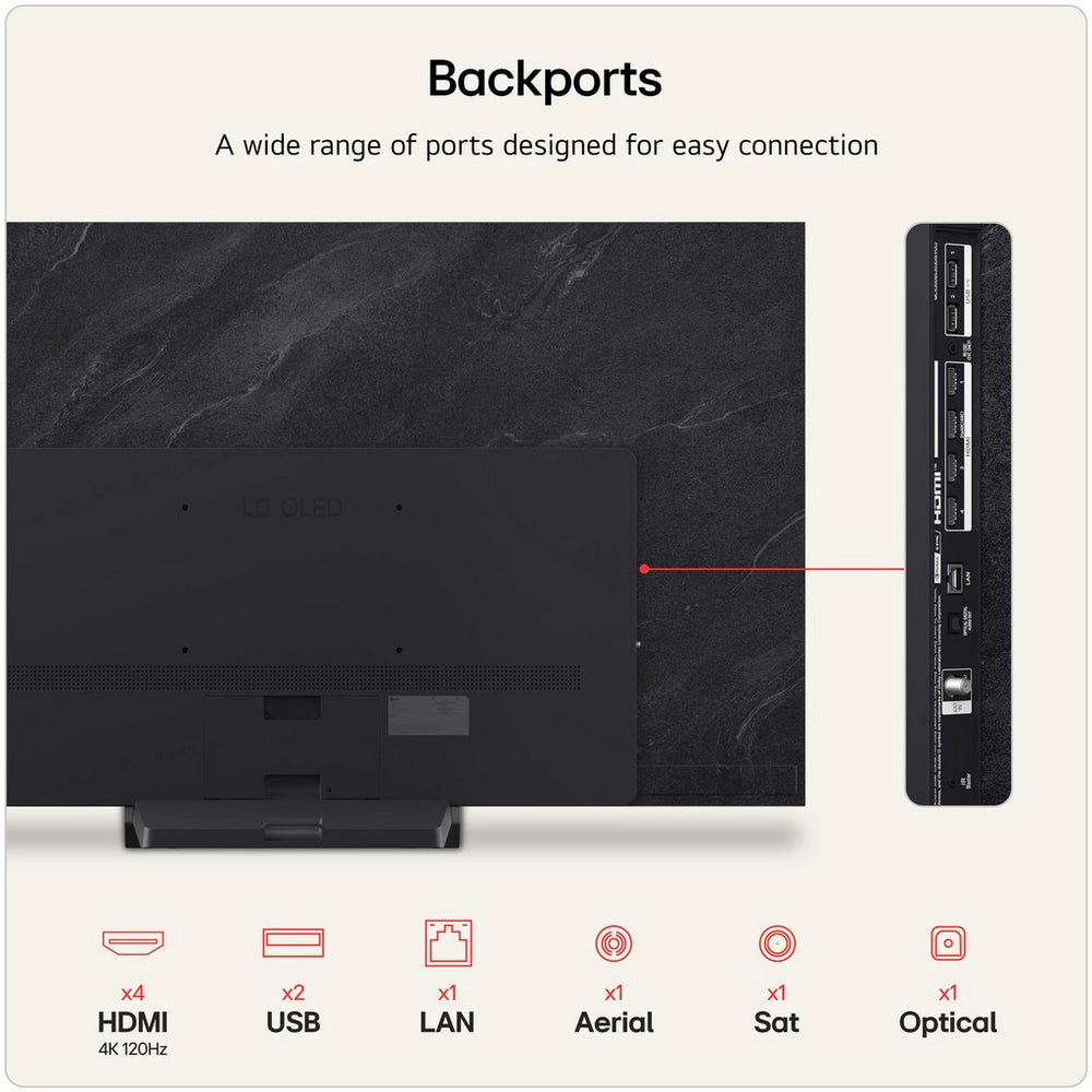 LG OLED65C66LB 65 Inch OLED evo AI C6 4K Ultra HD HDR Smart TV 2026 65 Inch