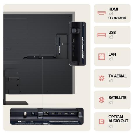 LG OLED65G46LS 65 Inch evo G4 OLED 4K UHD HDR Smart TV 2024 65 Inch