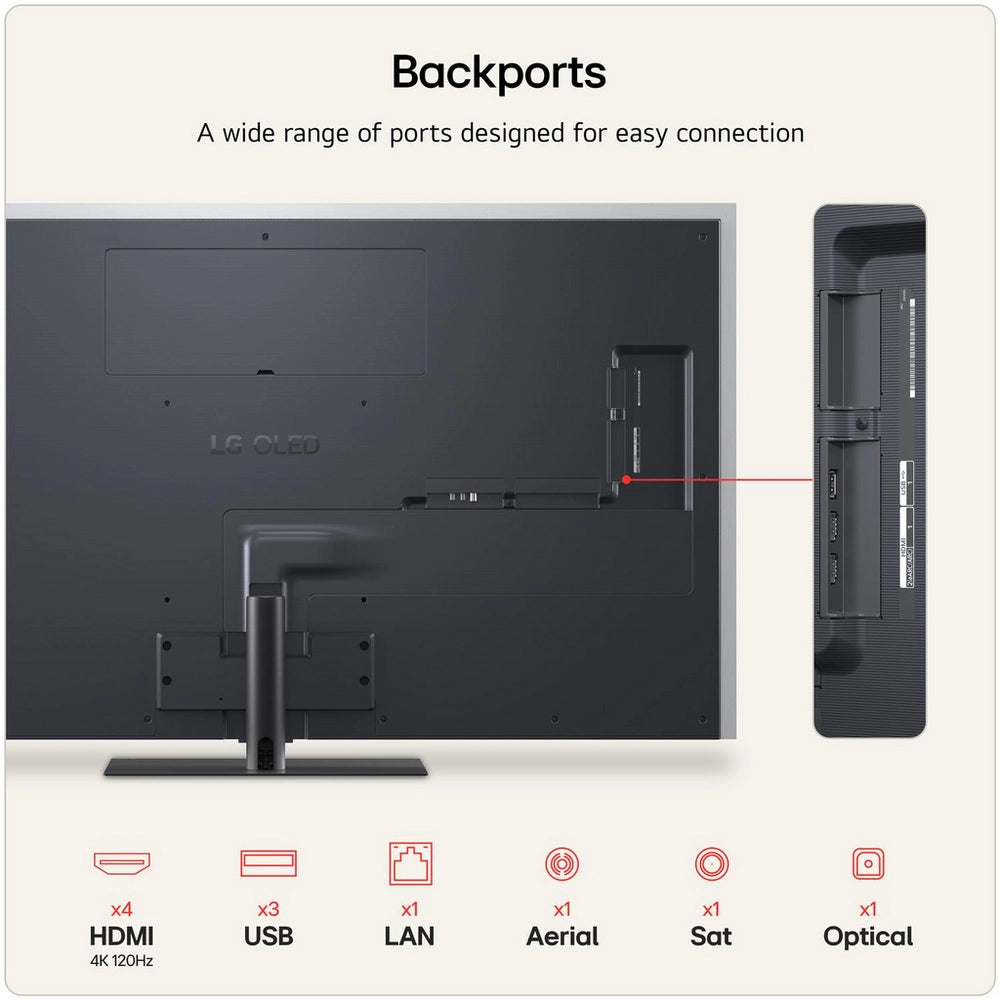 LG OLED65G66LS 65 Inch OLED Evo AI G6 4K Ultra HD HDR Smart TV (Stand Version) 2026 65 Inch