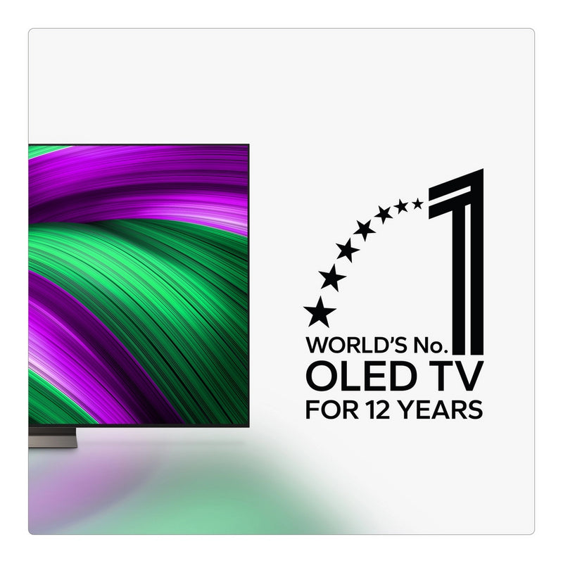 LG OLED77C56LB 77 Inch 4K OLED evo AI C5 4K UHD HDR Smart TV with 24 Inch LED HD Ready TV Monitor Bundle