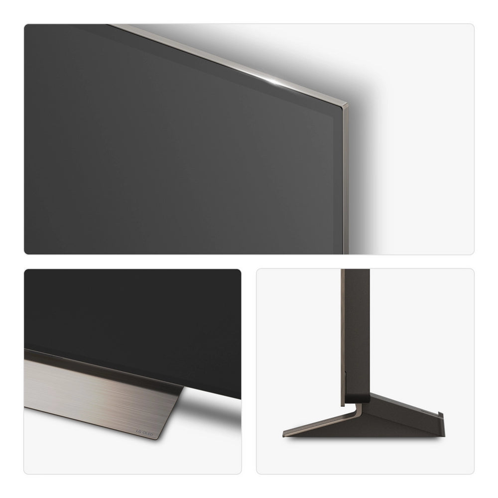 LG OLED77C56LB 77 Inch 4K OLED evo AI C5 4K UHD HDR Smart TV with 24 Inch LED HD Ready TV Monitor Bundle