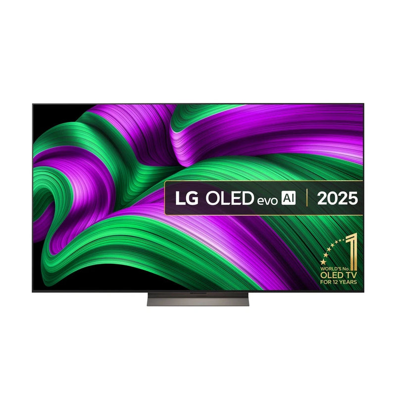 LG OLED77C56LB 77 Inch 4K OLED evo AI C5 4K UHD HDR Smart TV with 24 Inch LED HD Ready TV Monitor Bundle