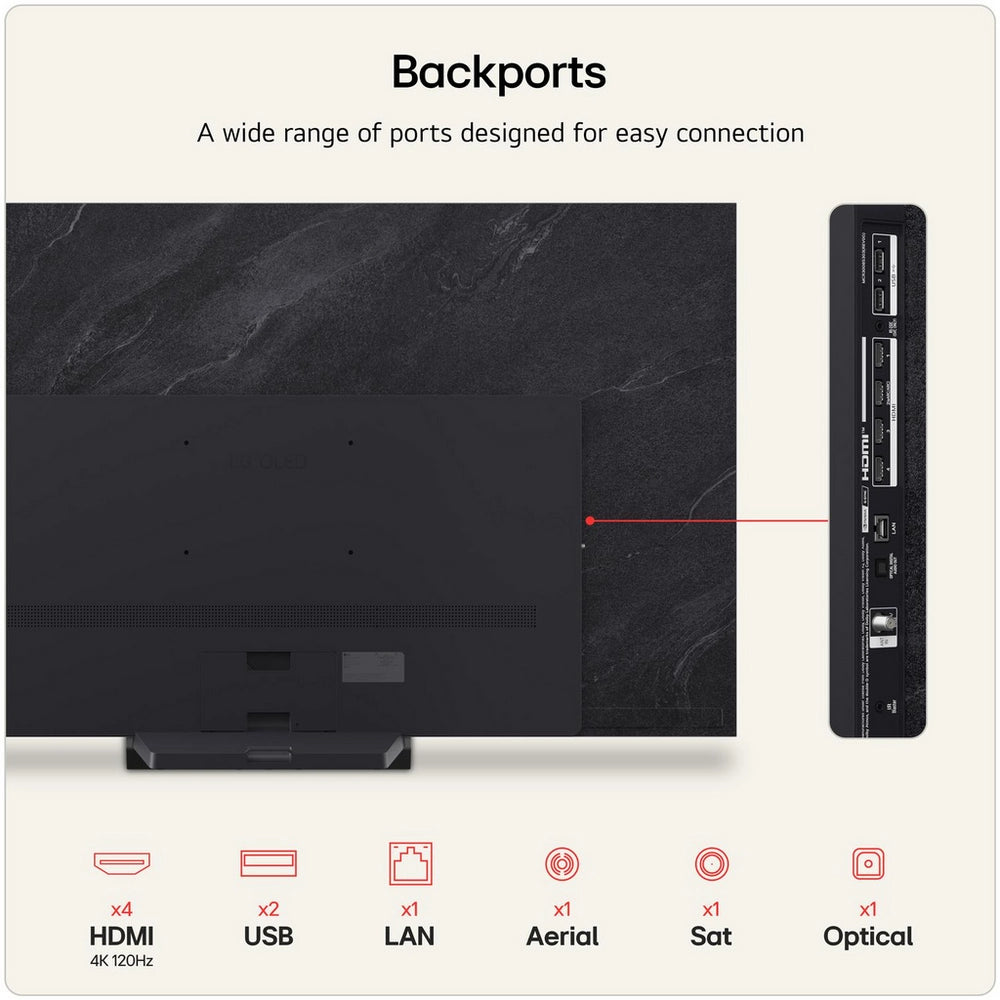 LG OLED77C66LB 77 Inch OLED evo AI C6 4K Ultra HD HDR Smart TV 2026 77 Inch