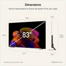 LG OLED83B6ELB 83 Inch OLED 4K Ultra HD HDR Smart AI TV 2026 83 Inch