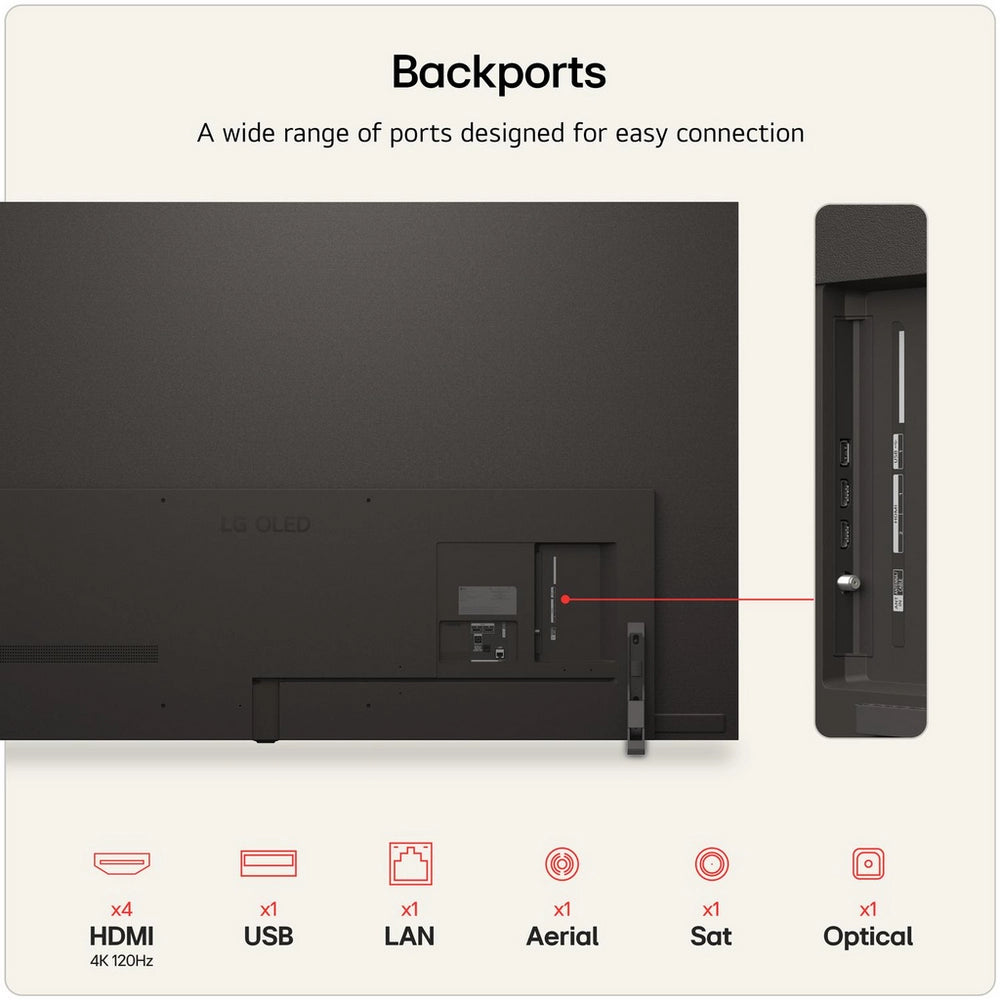 LG OLED83B6ELB 83 Inch OLED 4K Ultra HD HDR Smart AI TV 2026