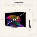 LG OLED83C66LB 83 Inch OLED evo AI C6 4K Ultra HD HDR Smart TV 2026