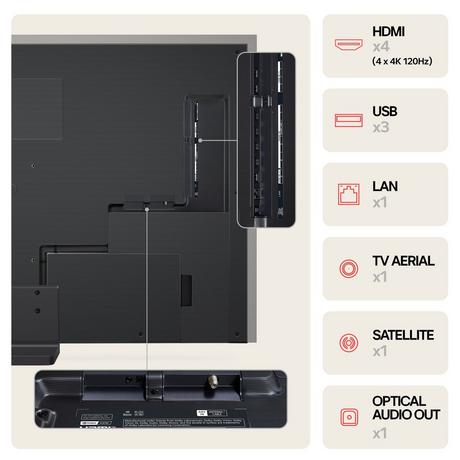 LG OLED83G45LW 83 Inch evo G4 OLED 4K UHD HDR Smart TV 2024 83 Inch