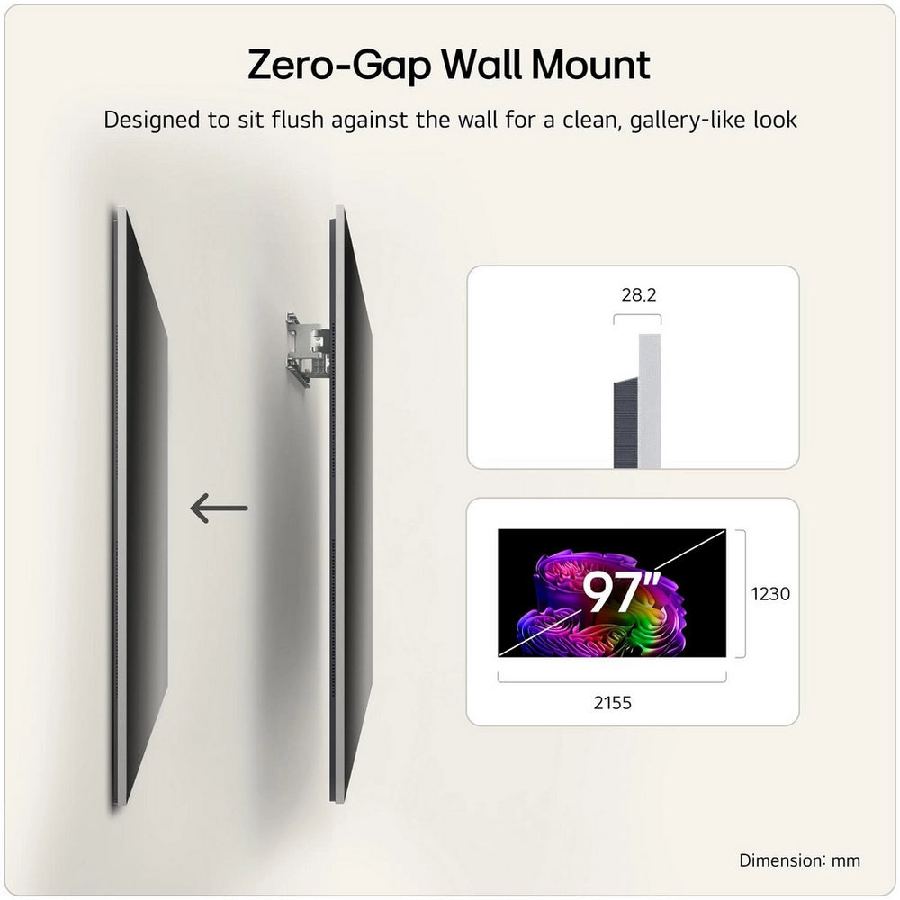 LG OLED97G64LW 97 Inch OLED Evo AI G6 OLEDG64LW 4K Ultra HD HDR Smart TV (Wall mount version) 2026 97 inch
