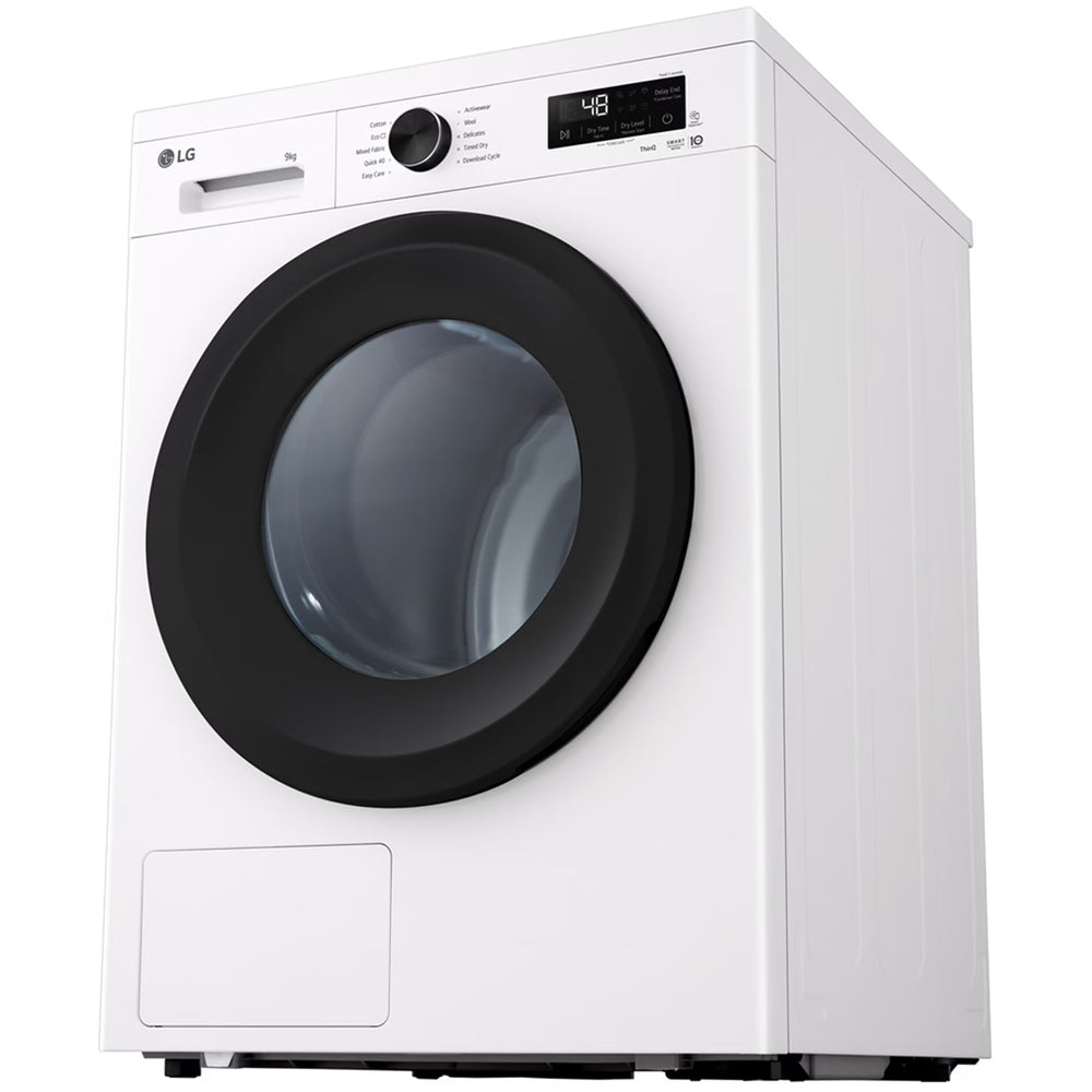 LG RHX1009NWK Sensor Dry 9kg WiFi Enabled Freestanding Heat Pump Tumble Dryer White White