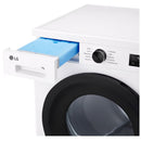 LG RHX1009NWK Sensor Dry 9kg WiFi Enabled Freestanding Heat Pump Tumble Dryer White White