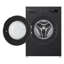 LG Series 2 Direct Drive W4X1095NNK 9kg/5kg 1400 Spin Washer Dryer Onyx Black - A/E Rated Black