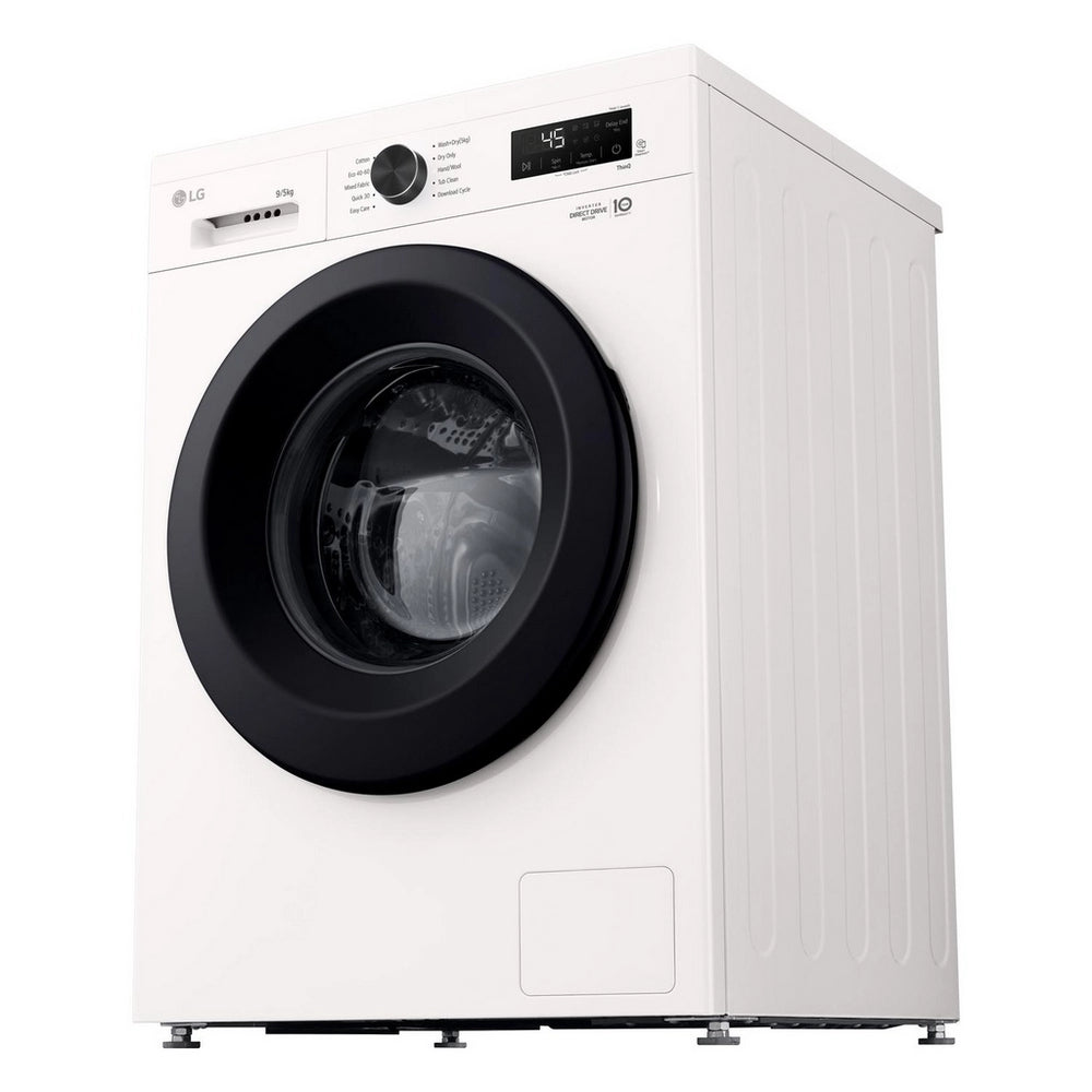 LG Series 2 Direct Drive W4X1095NWK 9kg/5kg 1400 Spin Washer Dryer White - A/E Rated White
