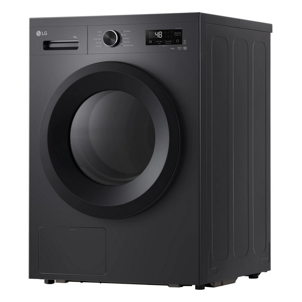 LG Series 2 ThinQ RHX1009NMK 9kg Heat Pump Tumble Dryer Grey - A+++ Rated Grey