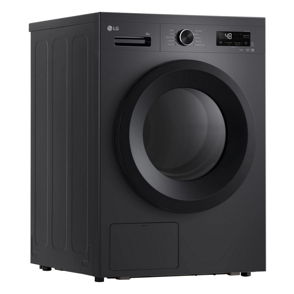 LG Series 2 ThinQ RHX1009NMK 9kg Heat Pump Tumble Dryer Grey - A+++ Rated Grey