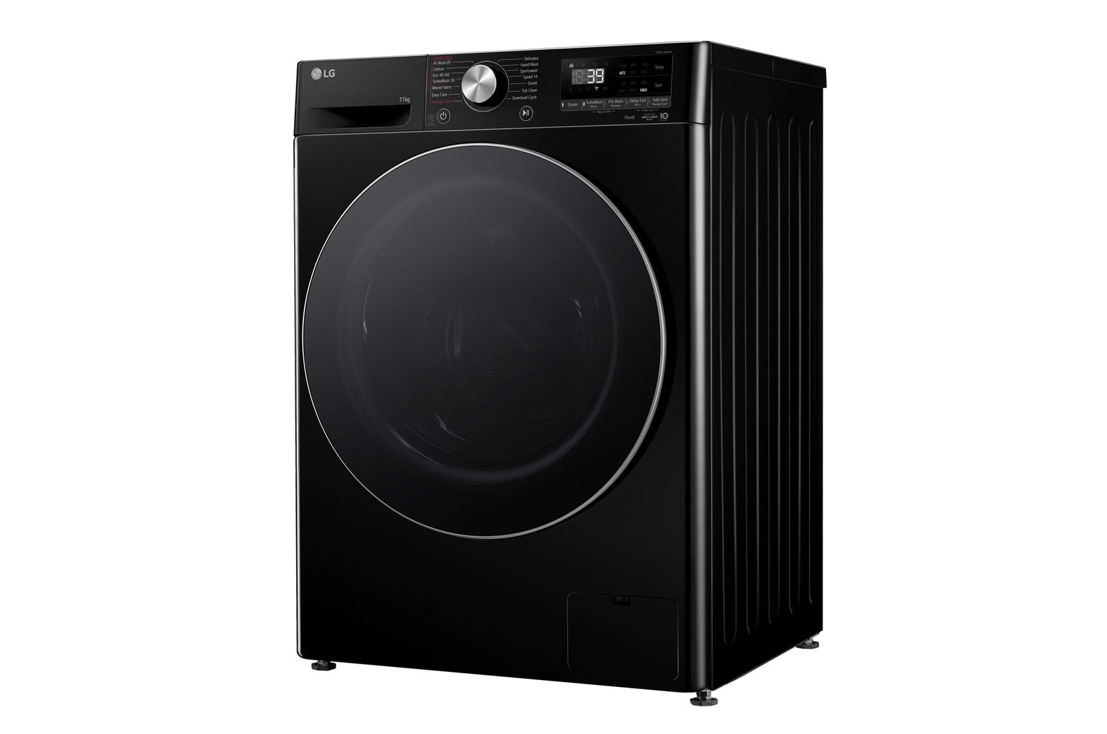 LG Series 4 Pro AI Direct Drive F4Y711NCTN1 11kg 1400 Spin Washing Machine Black - A Rated