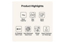 LG Series 4 Pro AI Direct Drive F4Y711NCTN1 11kg 1400 Spin Washing Machine Black - A Rated