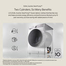 LG Series 4 ThinQ FDV709W 9kg Dual Inverter Heat Pump Tumble Dryer White - A++ Rated White