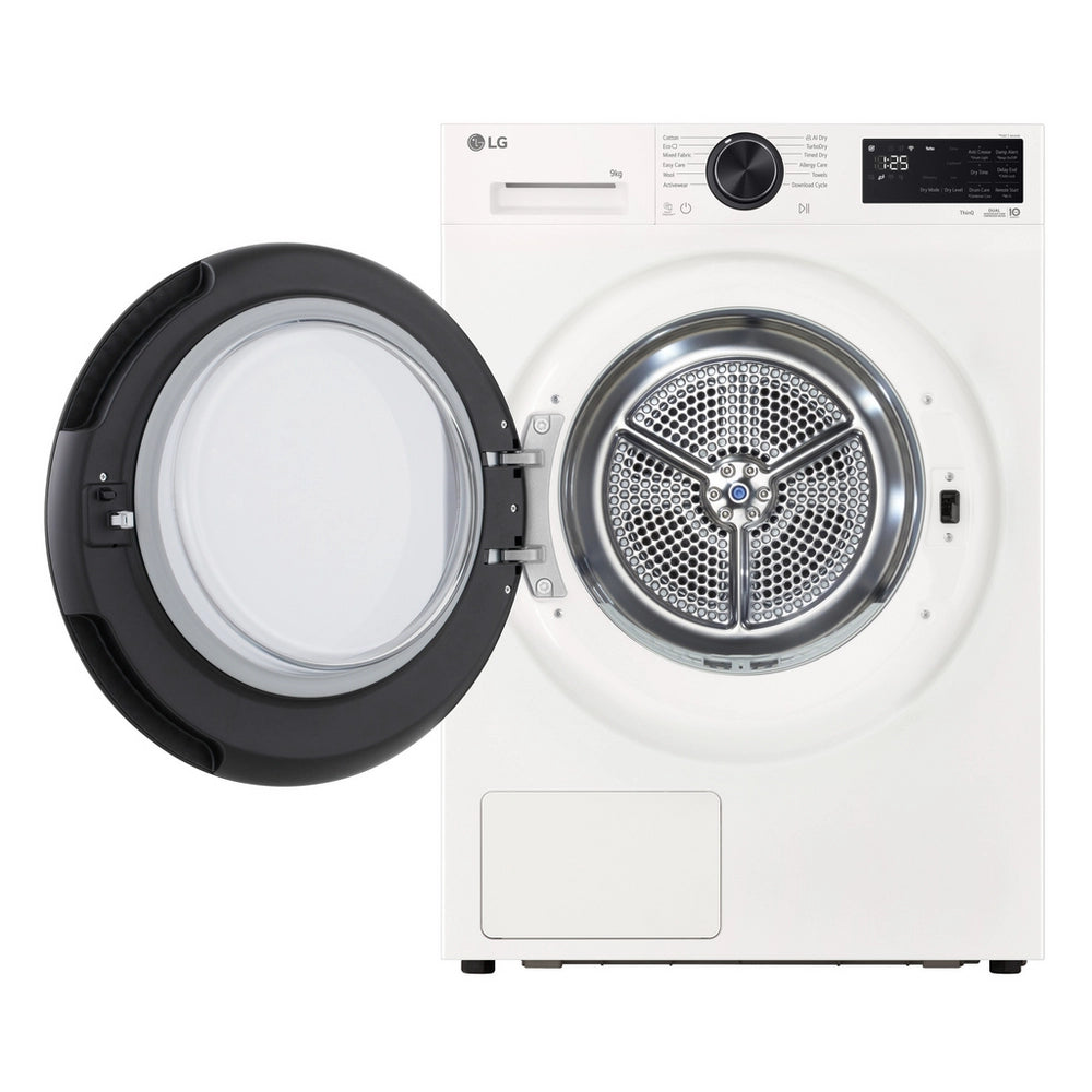 LG Series 5 RHX5009TWB 9kg Dual Inverter Heat Pump Tumble Dryer White A+++ Rated