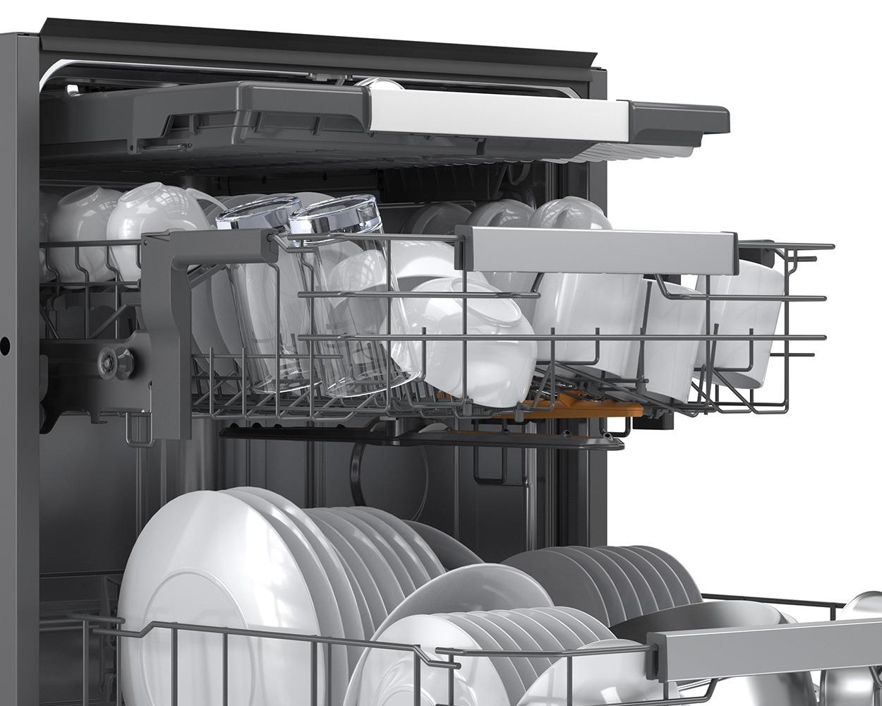 LG Series 8 TrueSteam QuadWash Pro DBGT836R 15 PS WiFi Connected Integrated Full Size Dishwasher