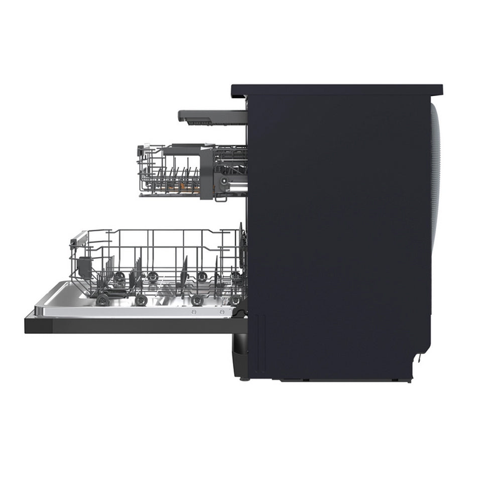 LG Series 8 TrueSteam QuadWash Pro DFGH836P 15 PS WiFi Connected Freestanding Full Size Dishwasher Matte Black - A Rated