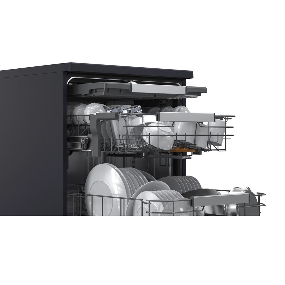 LG Series 8 TrueSteam QuadWash Pro DFGH836P 15 PS WiFi Connected Freestanding Full Size Dishwasher Matte Black - A Rated