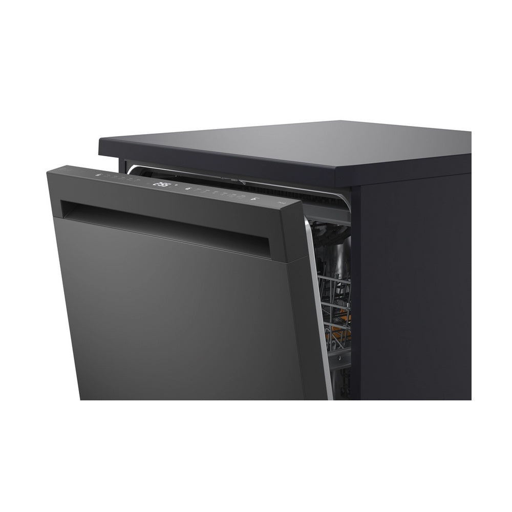 LG Series 8 TrueSteam QuadWash Pro DFGH836P 15 PS WiFi Connected Freestanding Full Size Dishwasher Matte Black - A Rated