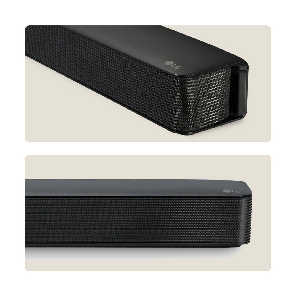 LG SQM1 2.0 Channel Compact Bluetooth Soundbar Black