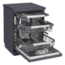 LG TrueSteam DF587HMS QuadWash WiFi Connected Full Size Dishwasher 14 Place Settings Matte Black