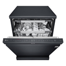 LG TrueSteam DF587HMS QuadWash WiFi Connected Full Size Dishwasher 14 Place Settings Matte Black