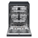 LG TrueSteam DF587HMS QuadWash WiFi Connected Full Size Dishwasher 14 Place Settings Matte Black