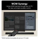 LG US60T 3.1 Channel Bluetooth Soundbar with Wireless Subwoofer Black 2024