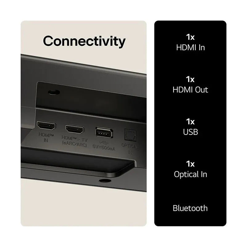 LG US70TY 3.1.1 ch Dolby Atmos Soundbar & Subwoofer - Clearance
