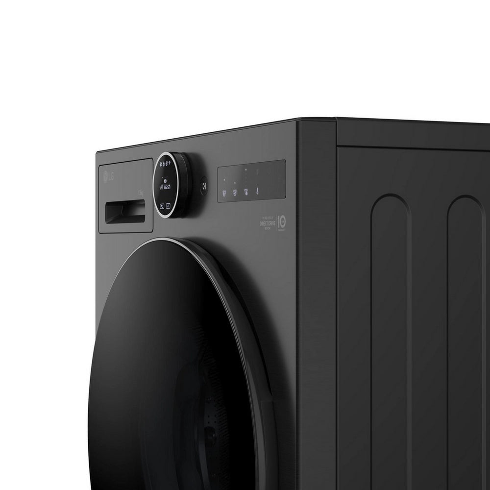 LG VX70 Series AI Direct Drive F4X7013TBB WiFi-enabled 13 kg 1400 Spin Washing Machine Matte Black - A Rated