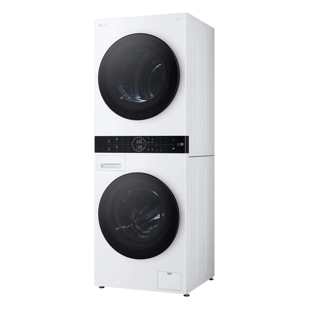 LG WT1210WWF 12kg Wash 10kg Dry 1400 Spin Washer Dryer Tower - White