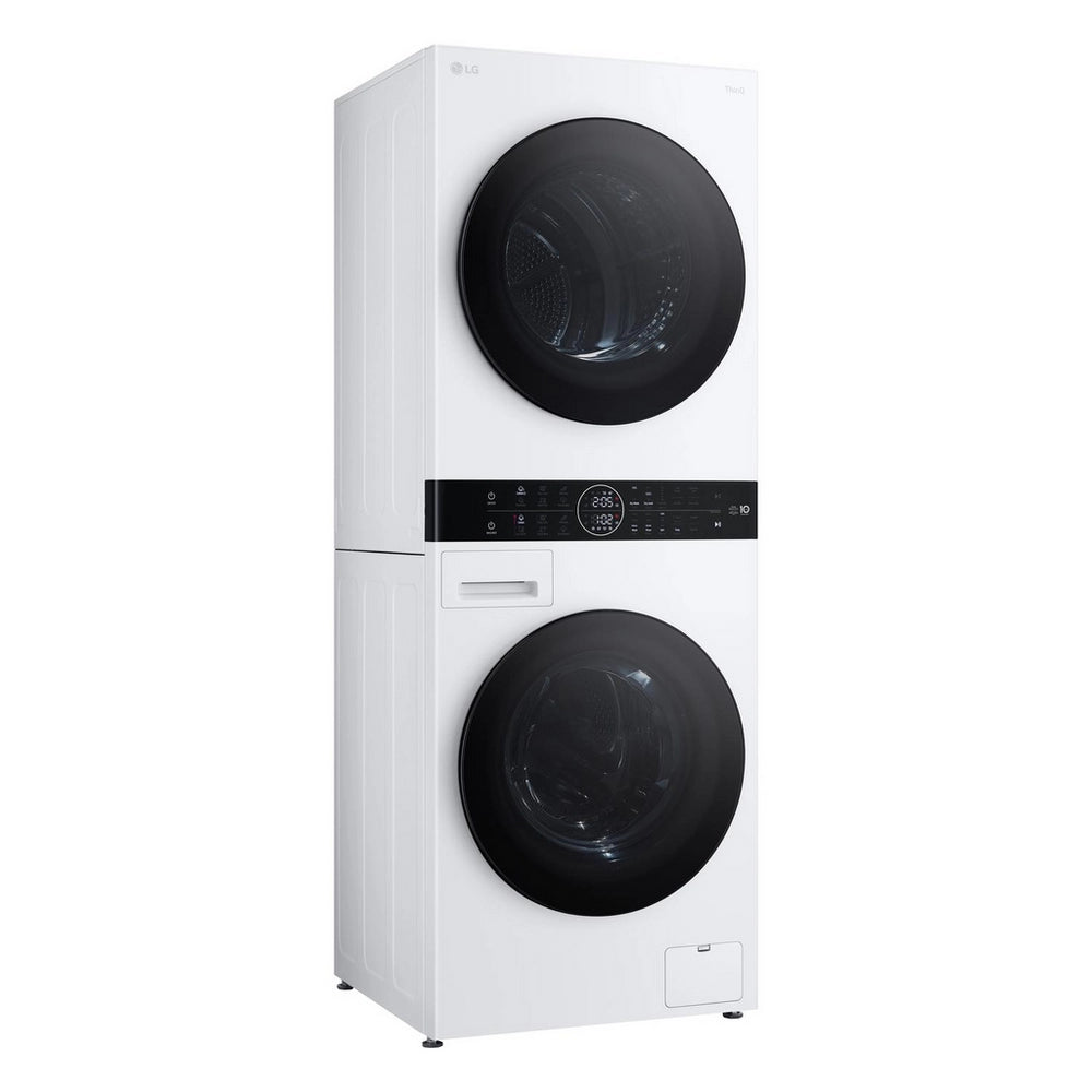 LG WT1210WWF 12kg Wash 10kg Dry 1400 Spin Washer Dryer Tower - White