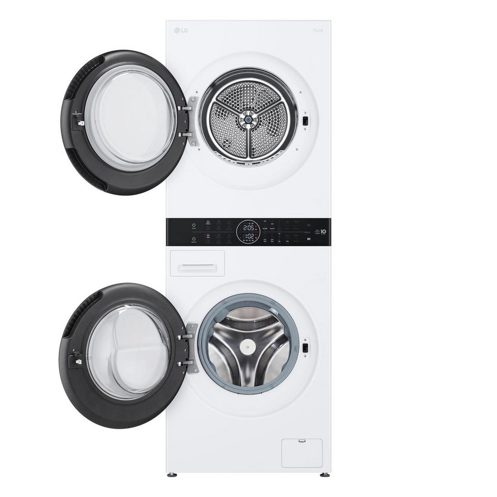 LG WT1210WWF 12kg Wash 10kg Dry 1400 Spin Washer Dryer Tower - White