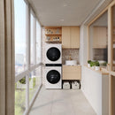 LG WT1210WWF 12kg Wash 10kg Dry 1400 Spin Washer Dryer Tower - White