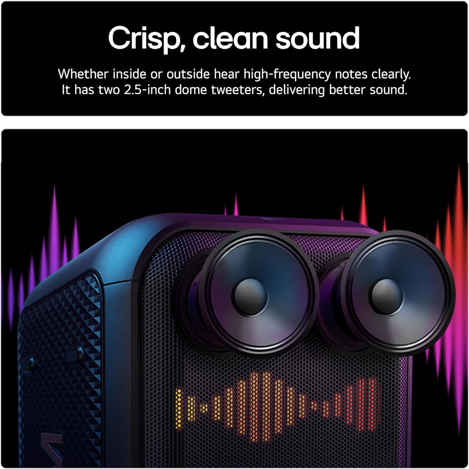 LG XBOOM DXL7T 250W Bluetooth Megasound Party Speaker - Black