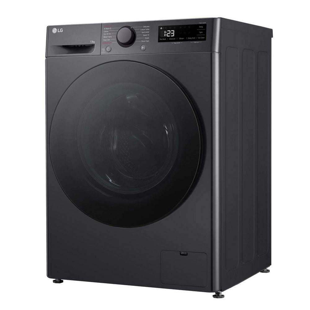 LG Y500 F4Y513GBLN1 13kg 1400 Spin AI Direct Drive Washing Machine Slate Grey - A Rated Grey / 13 kg