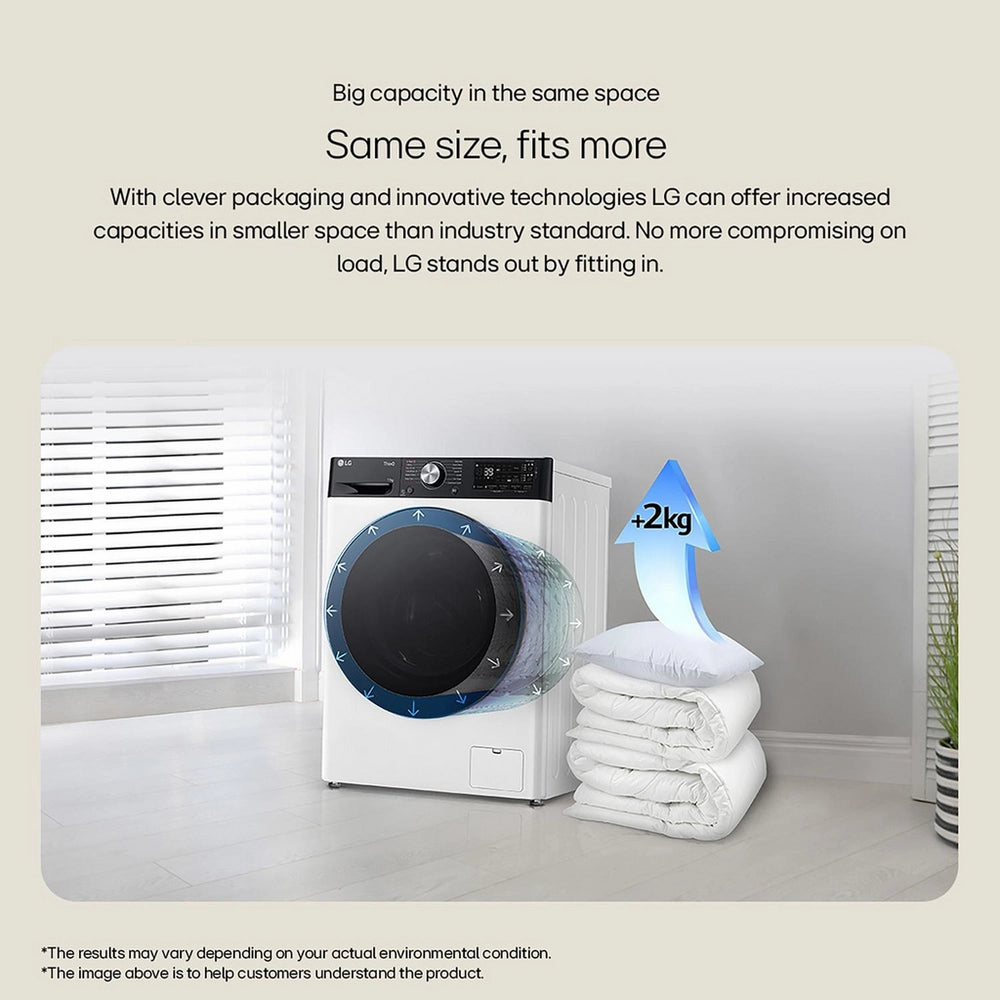 LG Y500 F4Y513GBLN1 13kg 1400 Spin AI Direct Drive Washing Machine Slate Grey - A Rated Grey / 13 kg
